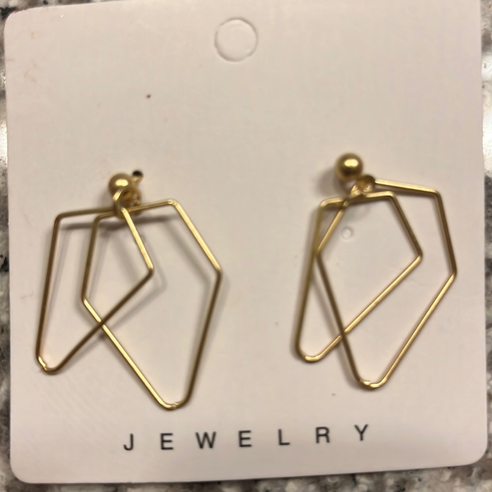 Gold Geometric Earrings